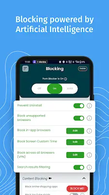 BlockerX: Porn Blocker/ NotFap Zrzut ekranu 1