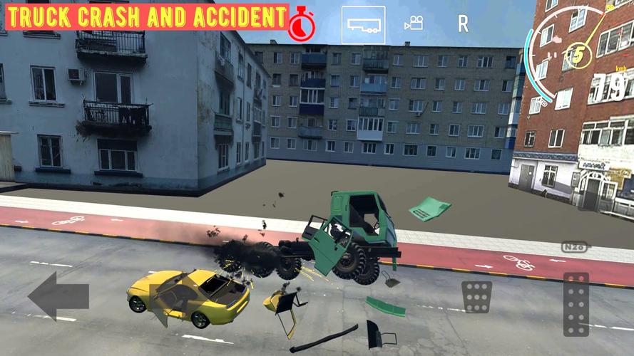 Truck Crash And Accident Captura de pantalla 0