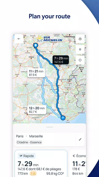 ViaMichelin GPS, Maps, Traffic Ekran Görüntüsü 1