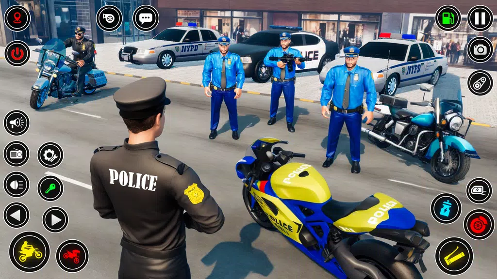 Police bike Stunt Bike Racing Ekran Görüntüsü 2