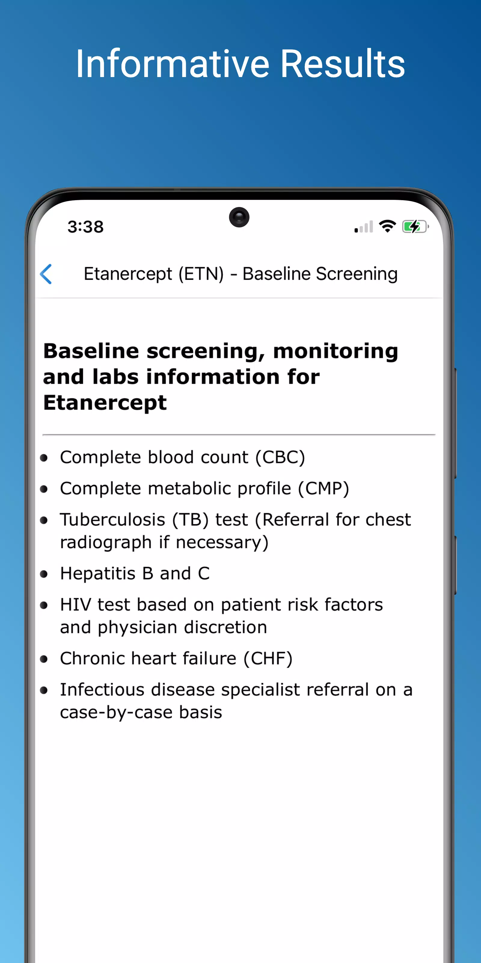 Clinical Guidelines Screenshot 3