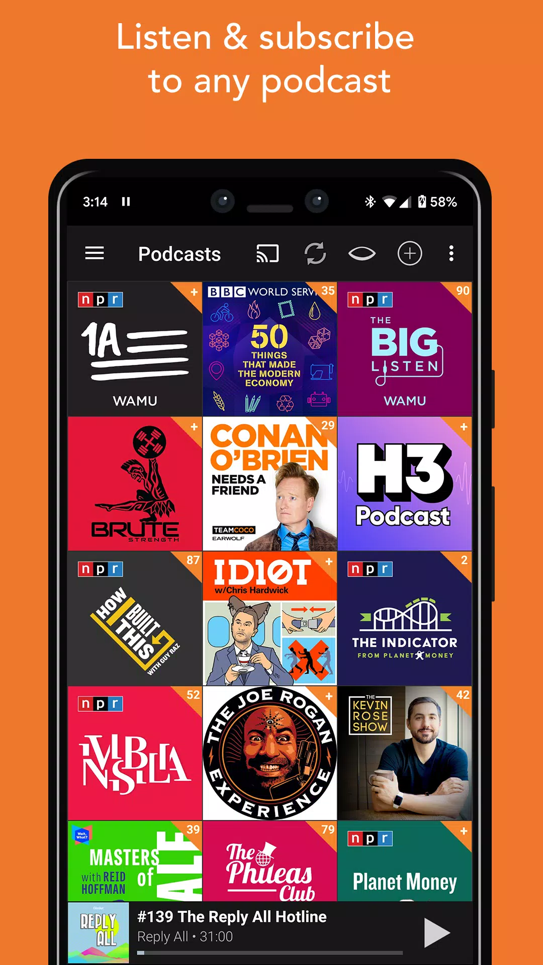 Podcast Addict Ảnh chụp màn hình 2