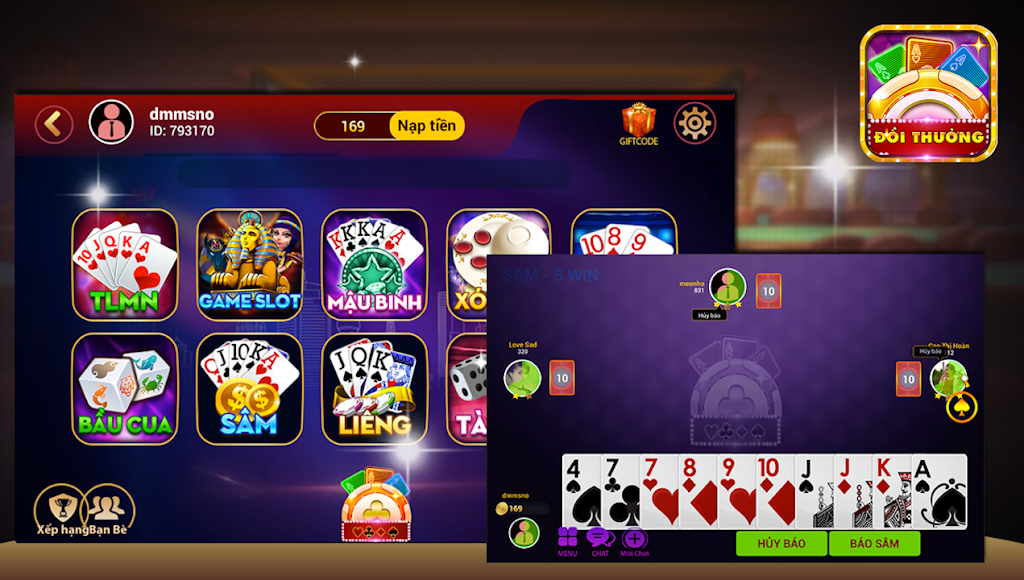 BemClub game danh bai doi thuong Скриншот 0