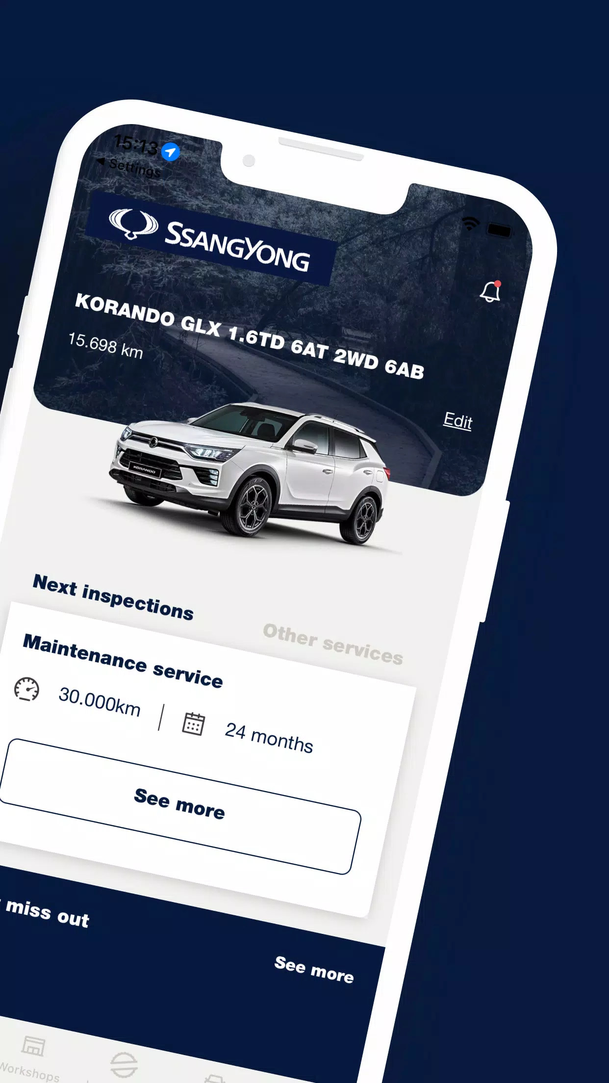 SsangYong App ภาพหน้าจอ 1