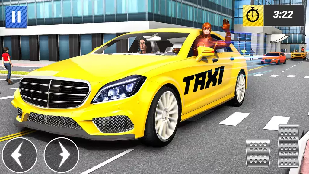 Superhero Car Games Taxi Games स्क्रीनशॉट 0