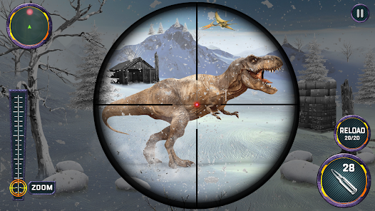 Dino Hunter Sniper 3d: Dinosaur Free FPS Shooting স্ক্রিনশট 0