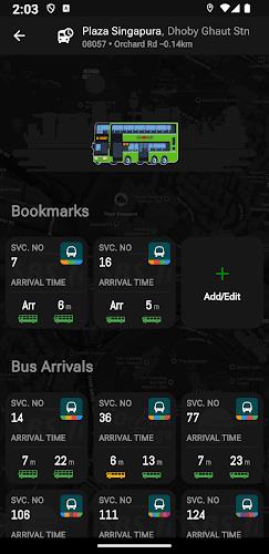 SG Bus Arrival Times ภาพหน้าจอ 2