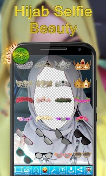 Hijab Selfie Beauty Captura de pantalla 3