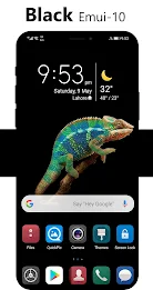 Black Emui Theme for Huawei應用截圖第1張