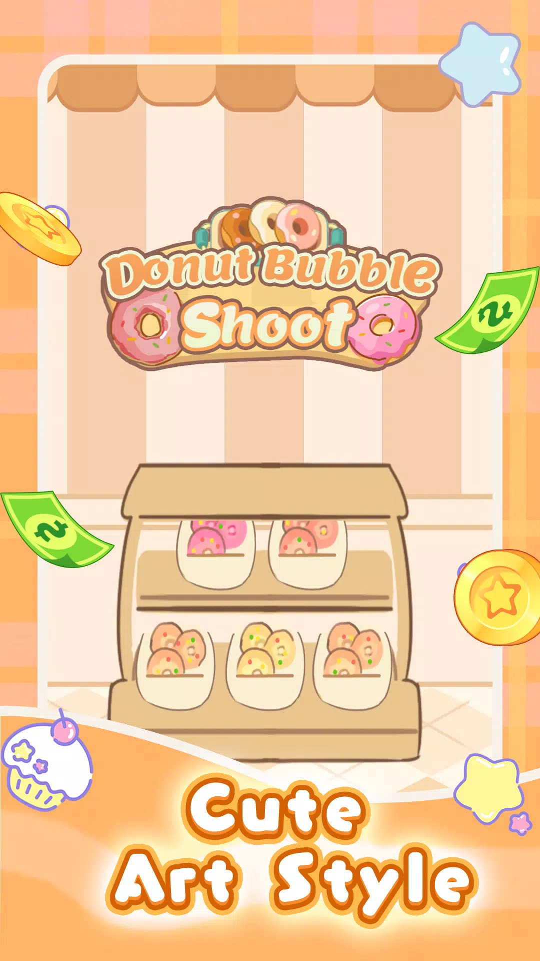 Donut Bubble Shoot स्क्रीनशॉट 0