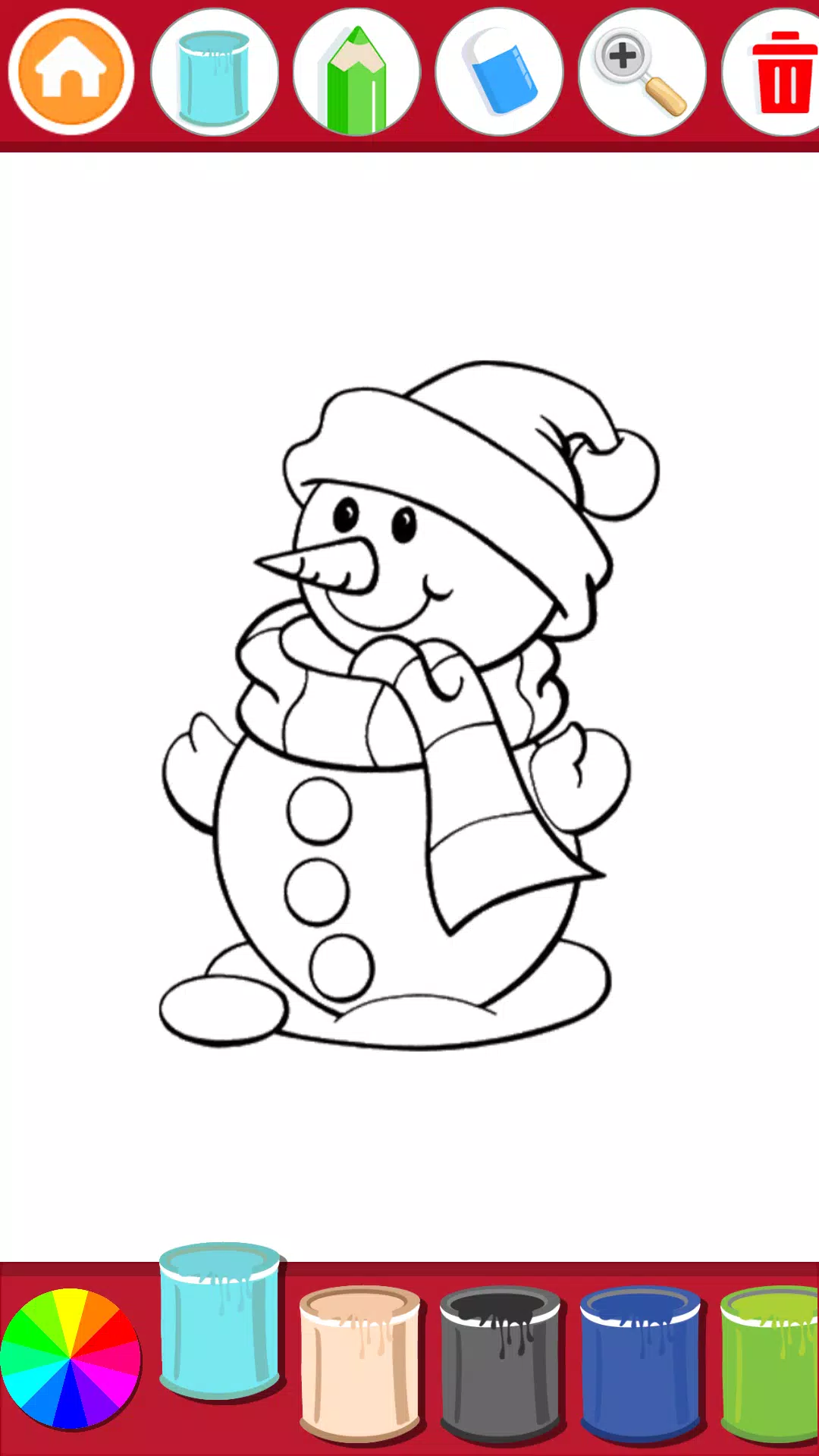 Christmas Coloring Book Zrzut ekranu 1