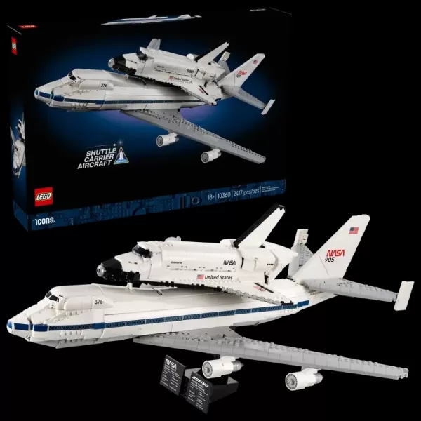 LEGO ICONS shuttle carrier sasakyang panghimpapawid