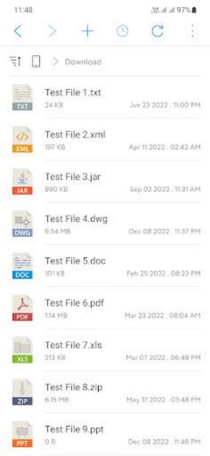 SD Card Manager For Android スクリーンショット 1