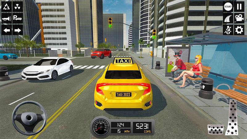 Taxi Simulator 3d Taxi Sim Ekran Görüntüsü 1