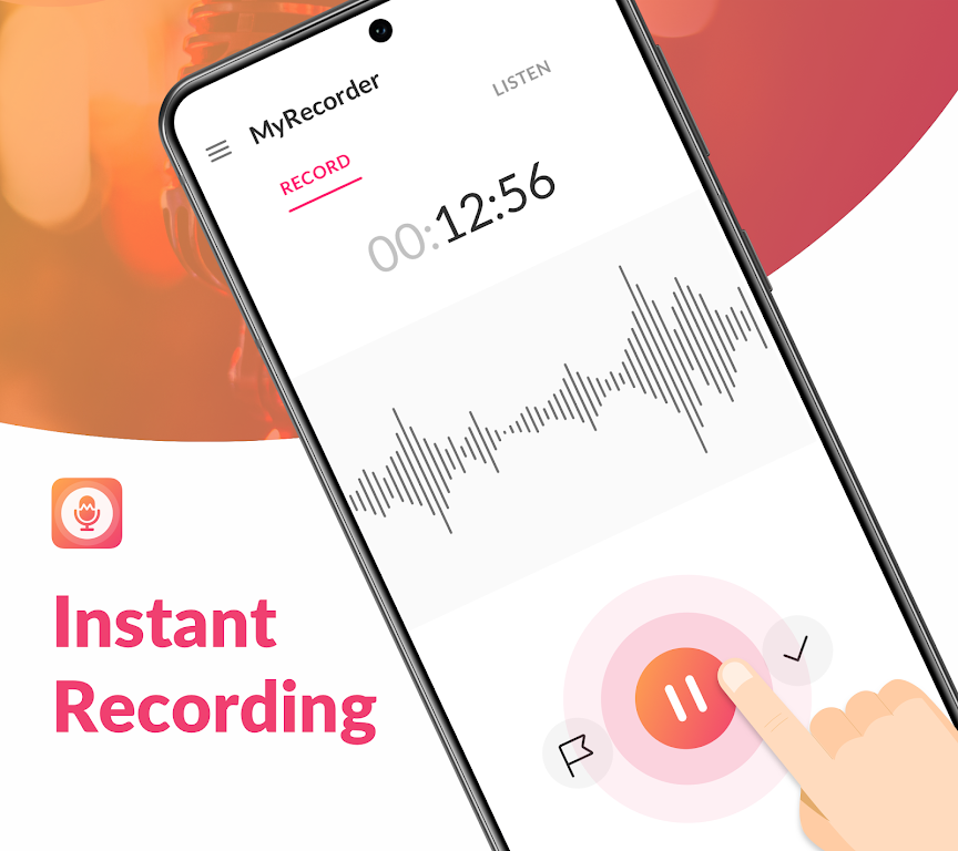 Voice Recorder & Voice Memos Mod ဖန်သားပြင်ဓာတ်ပုံ 0