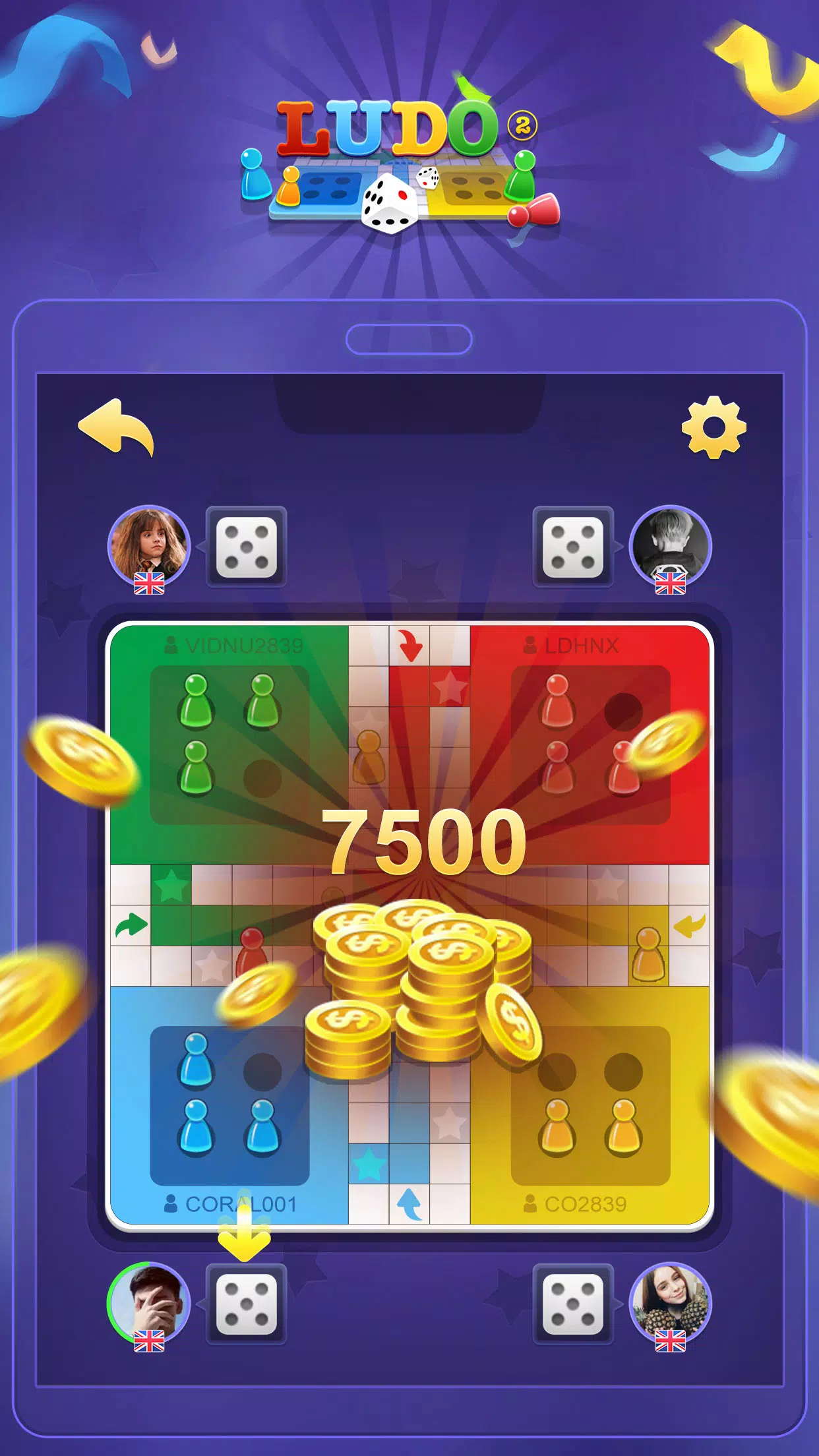 Ludo Master-Offline Star king Capture d'écran 2