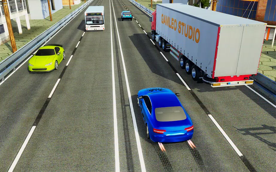 Real Highway Traffic Car Race Ảnh chụp màn hình 1