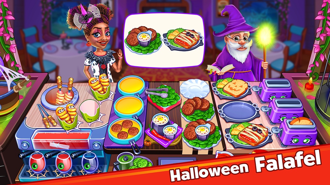 Halloween Madness Cooking Game স্ক্রিনশট 1