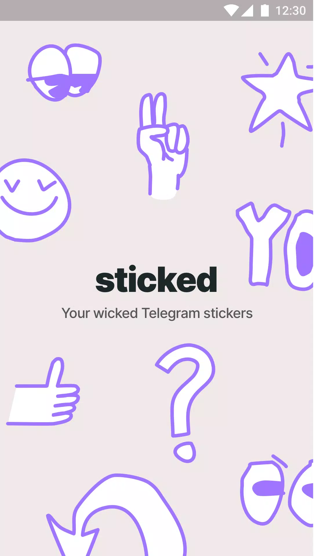 Sticked - Telegram stickers應用截圖第0張