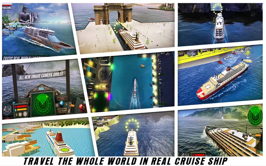 Big Cruise Ship Simulator 스크린샷 0