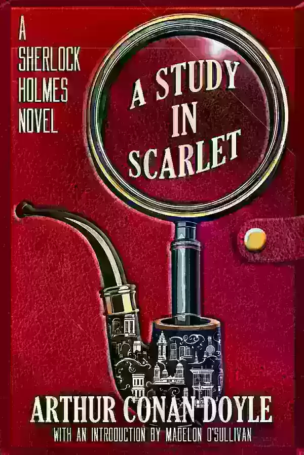 Capa do livro Um Estudo em Vermelho