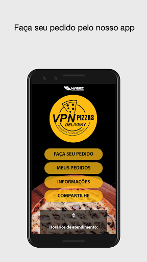 VPN Pizzas App Screenshot 0