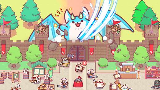 Brave Cats Idle Adventure Screenshot 1