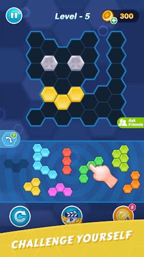 Hexa Puzzle Guru Tangkapan skrin 2