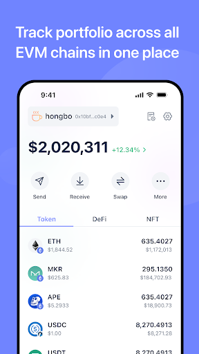 Rabby Wallet Ảnh chụp màn hình 0