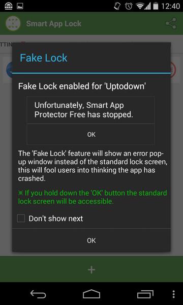 Applock – empreinte digitale Capture d'écran 2