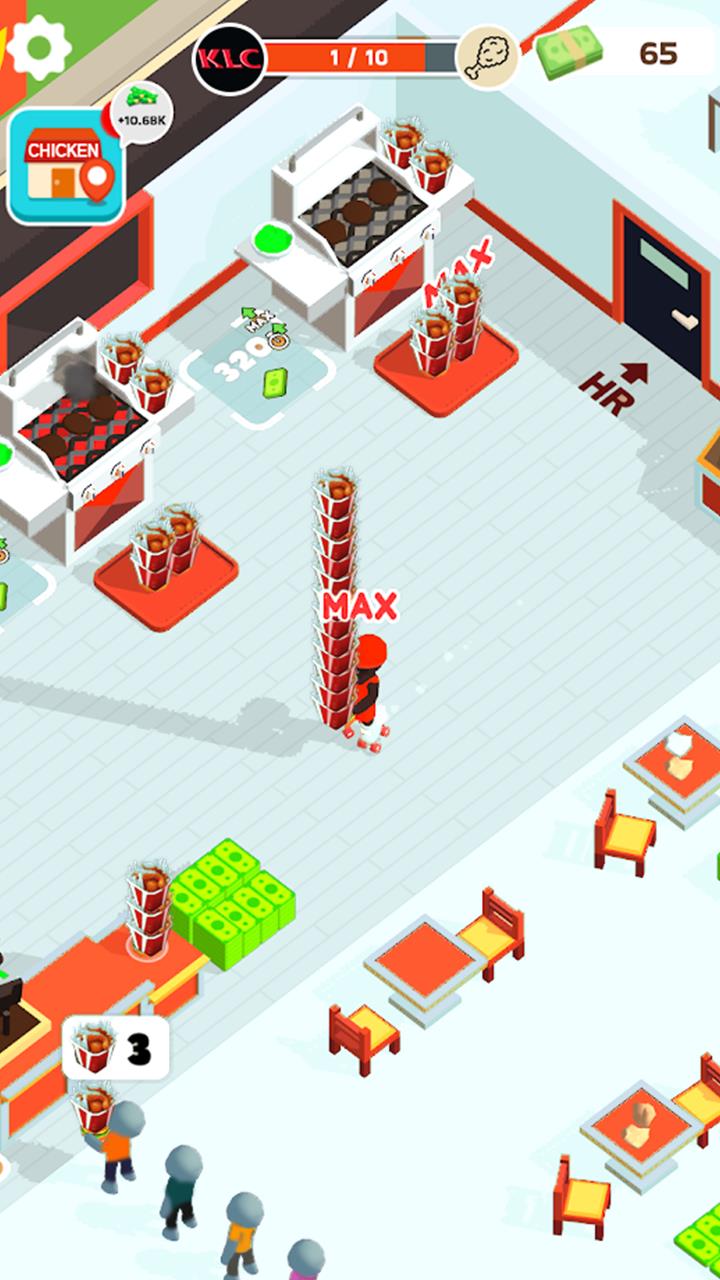 Idle Chicken- Restaurant Games ภาพหน้าจอ 1