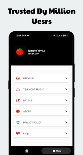 Schermata Tomato VPN 1