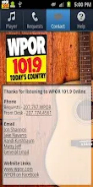 WPOR 101.9 ဖန်သားပြင်ဓာတ်ပုံ 1