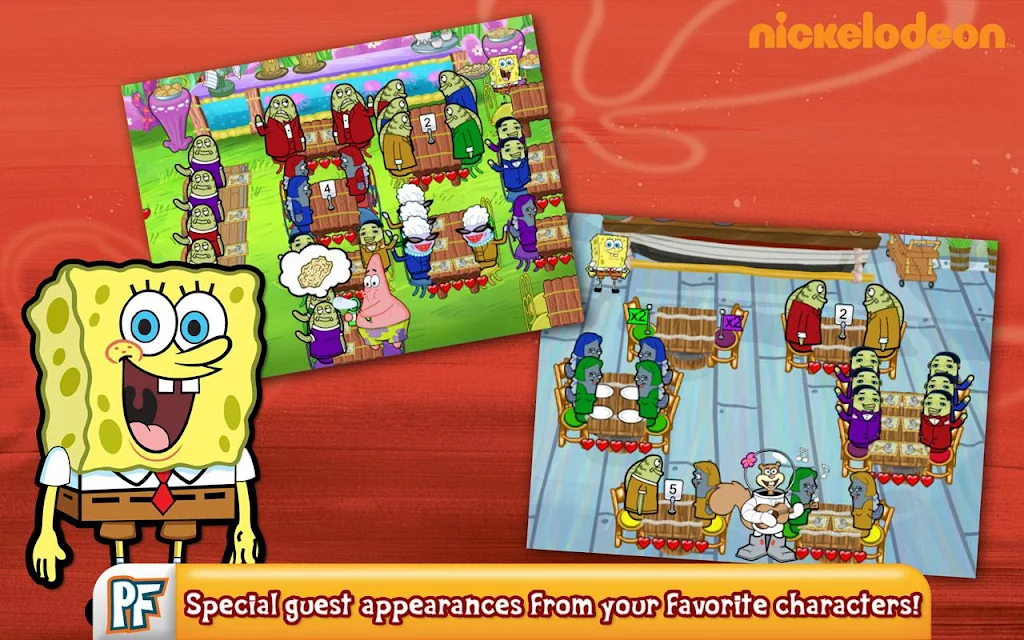 SpongeBob Diner Dash Zrzut ekranu 1