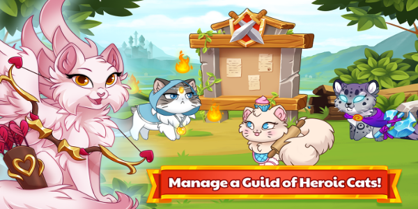 Castle Cats - Idle Hero RPG Tangkapan skrin 0