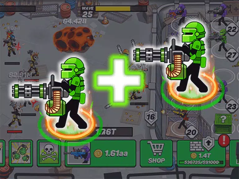 Stickman Defenders: Stick War应用截图第2张