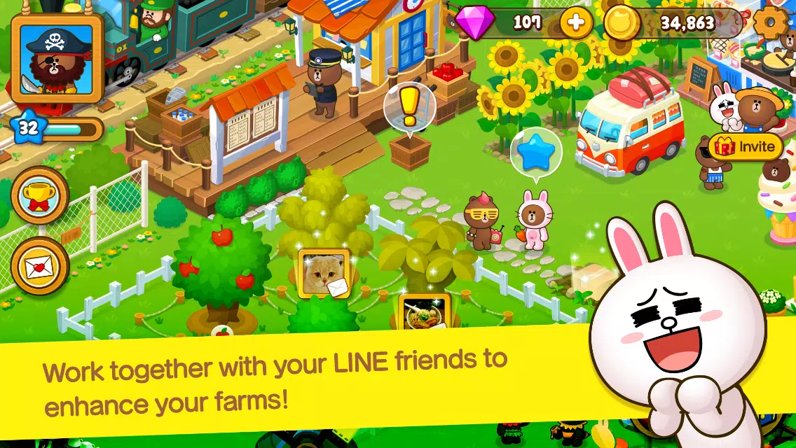 LINE BROWN FARM ภาพหน้าจอ 1