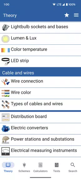 Schermata Electricians' Handbook: Manual 0