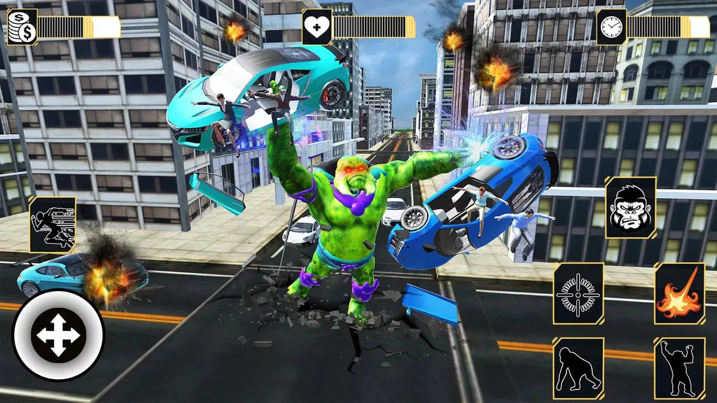 Monster Hero City Battle Tangkapan skrin 0