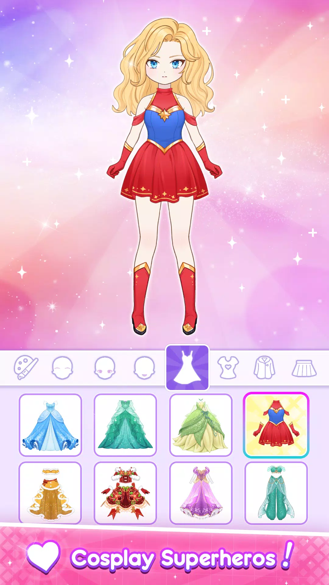 Schermata Anime Dress Up - Doll Dress Up 0