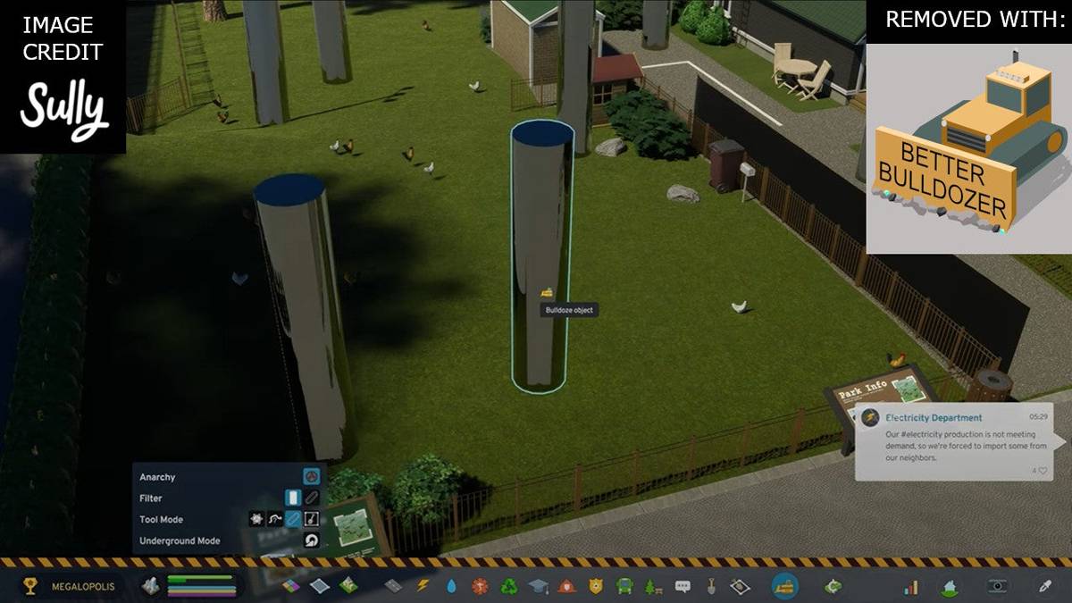 Better Bulldozer es un gran mod para Cities Skyline 2