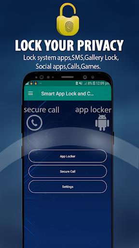 Fingerprint Lock ,Pattern lock,App Lock,Call lock 스크린샷 0