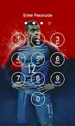 Kylian Mbappe Lock Screen Скриншот 3