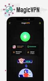 Magic VPN – VPN Fast & Secure स्क्रीनशॉट 2