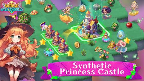 Merge Magic Princess: Tap Game ဖန်သားပြင်ဓာတ်ပုံ 1