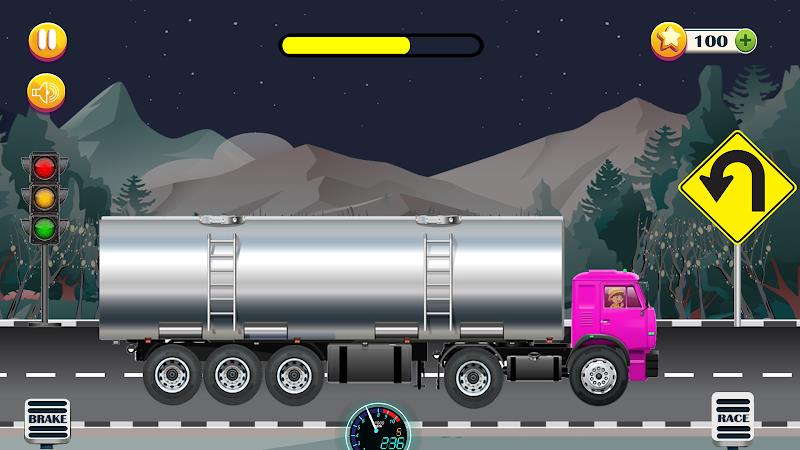 Cargo Truck Driving-Truck Game Schermafbeelding 1