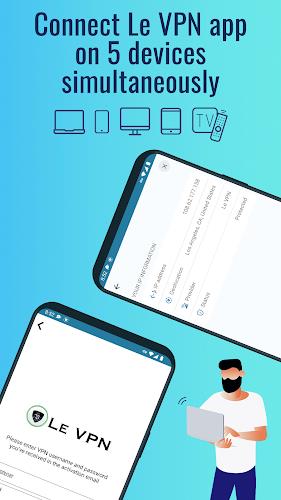 Le VPN: Secure Internet Proxy स्क्रीनशॉट 2