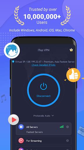 iTop VPN: Proxy & Game Booster Captura de pantalla 2