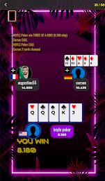 Hoyle Poker: 5 Card Online Capture d'écran 1