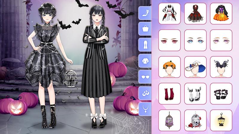 Anime Fashion Princess Dressup ဖန်သားပြင်ဓာတ်ပုံ 0